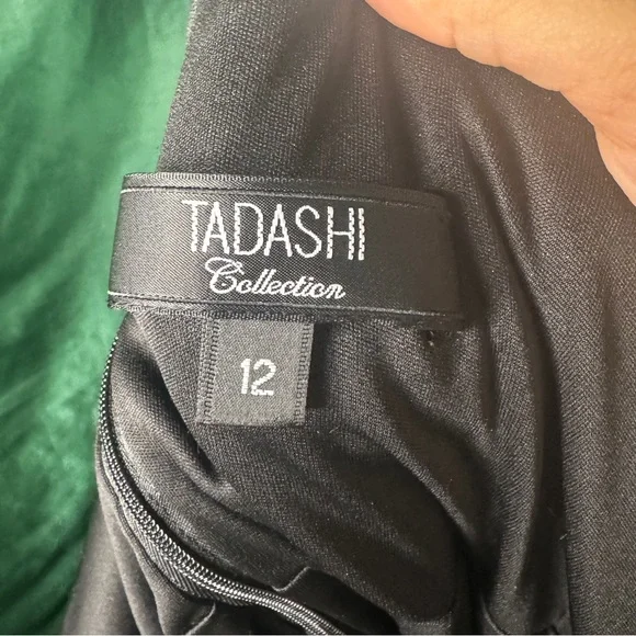 TADASHI Collection Silk Dress & Scarf Set - Size 12 - Picture 7 of 8